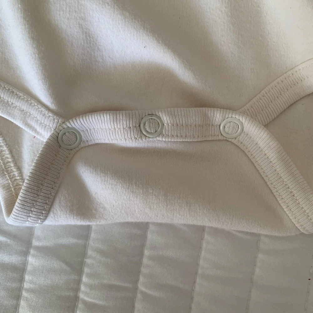 VTG Old Navy Bodysuit Turtleneck Boys 24-30M White Long Sleeve Onesie One Piece